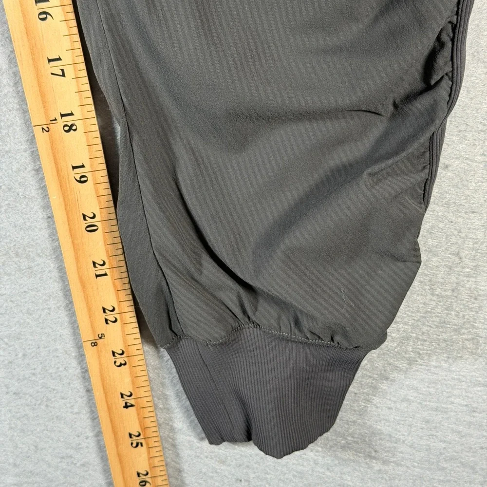 Lululemon Studio Dance Jogger Pants Women's Size 8 Charcoal Ruched‎ Ankle